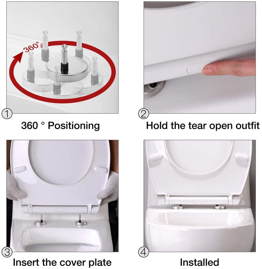 abattant wc clipsable