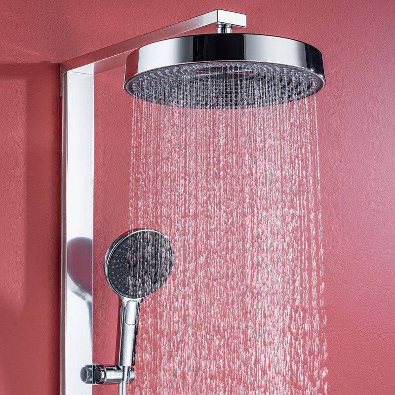 Homelody Grand Système de douche avec mitigeur de Baignoire pour Salle de Bain 3 Fonctions Argent Chromé