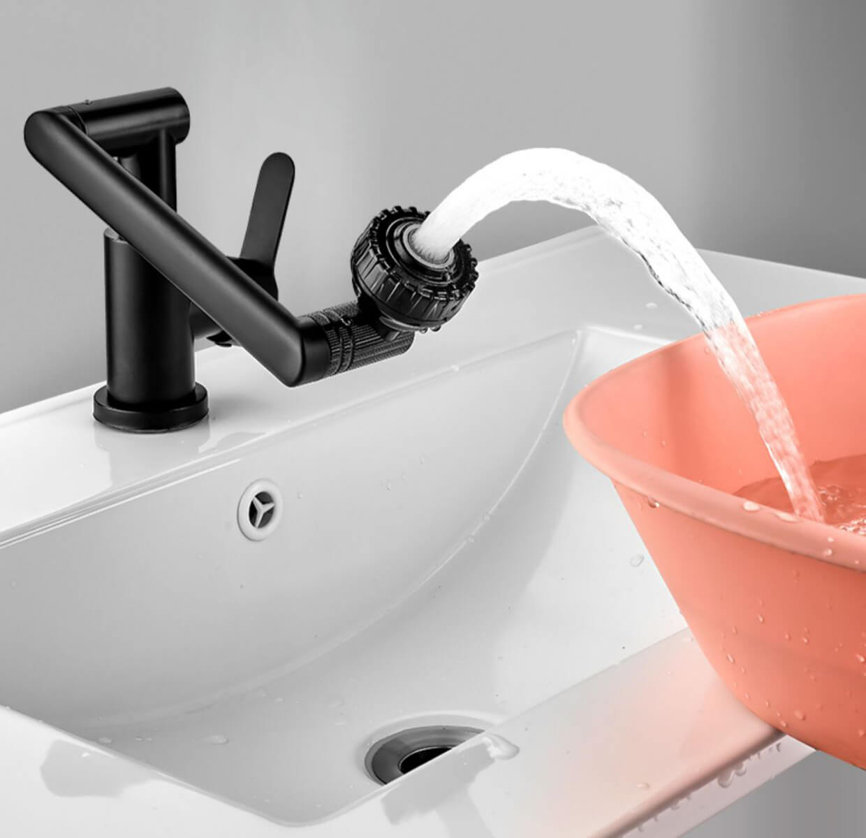 Homelody robinet rotatif à 1080 degrés pour évier de salle de bain, ro –  Homelody-fr