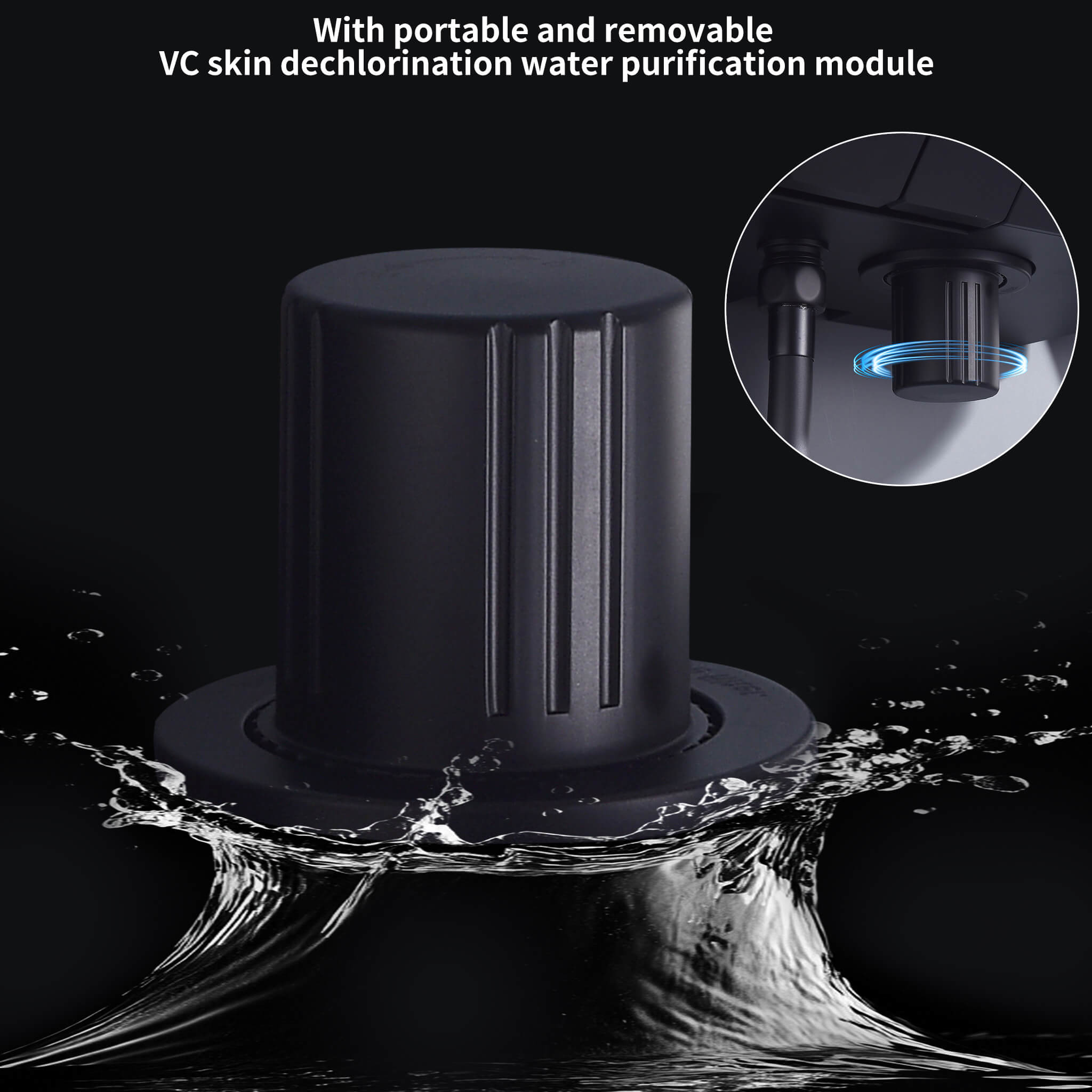 Homelody 38 ℃ Thermostatique Système de douche à affichage numérique avec Plateau de Rangement avec mitigeur de Baignoire pour et Pivotantà 360° backspray, lumière ambiante