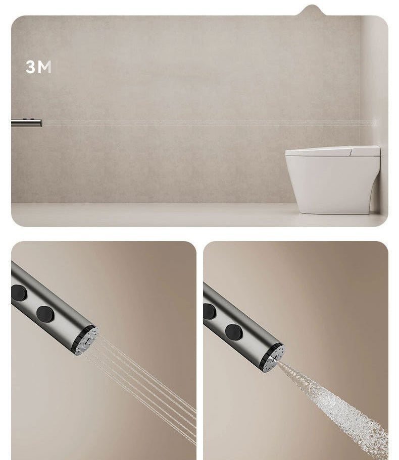 Homelody Thermostatique Système de douche à affichage numérique avec mitigeur de Baignoire pour Salle de Bain 4 Fonctions à lumière ambiante