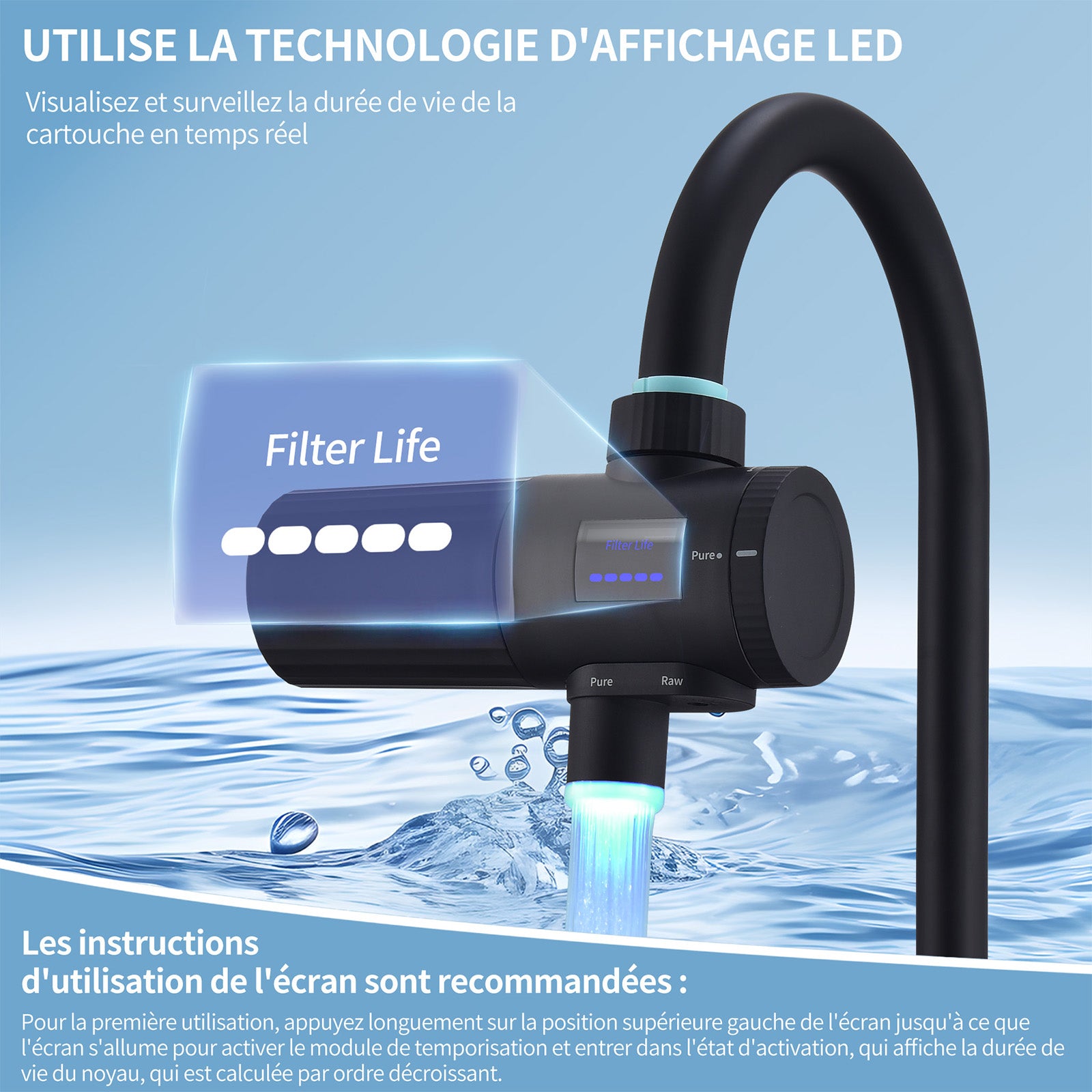 HOMELODY Robinet filtrant
