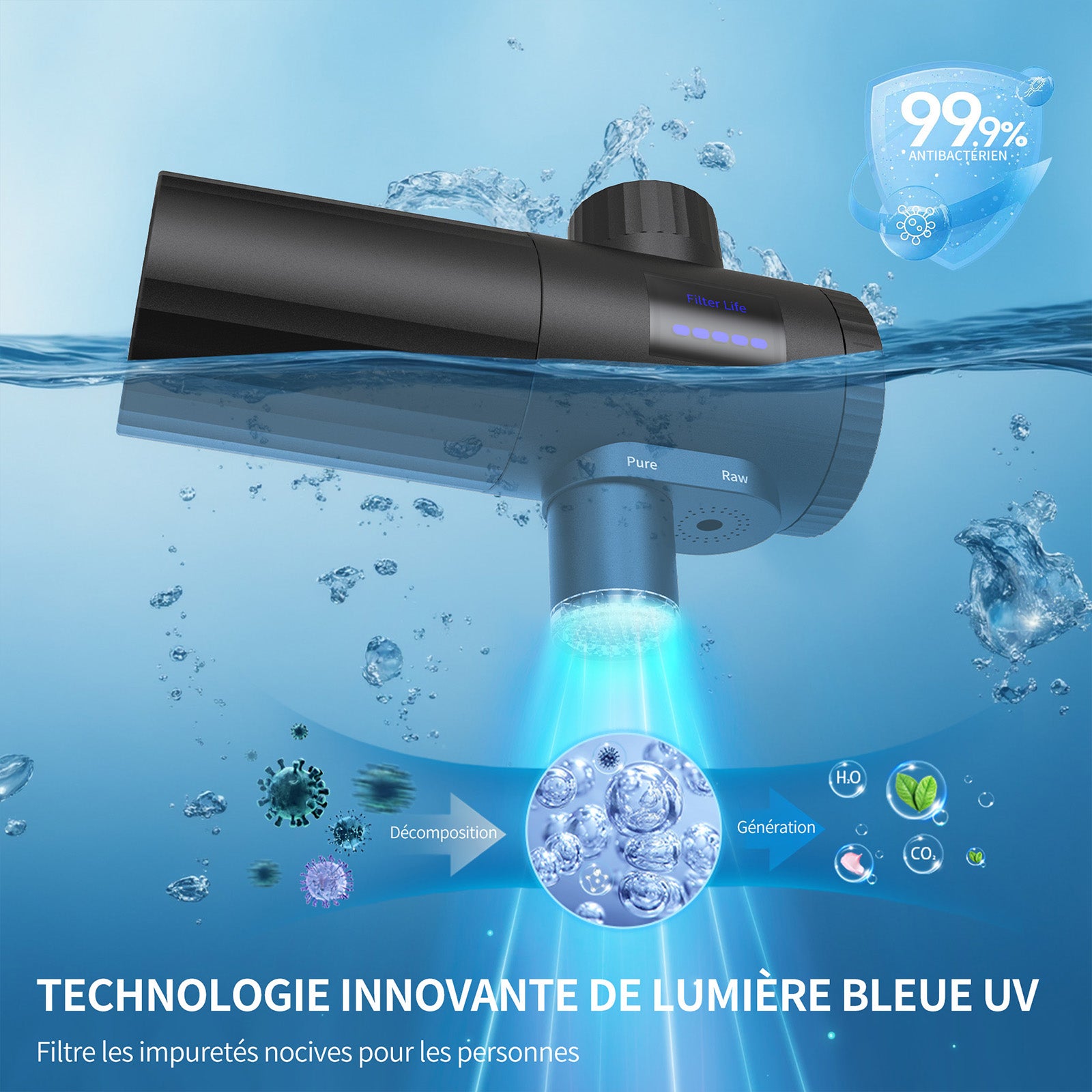 HOMELODY Robinet filtrant