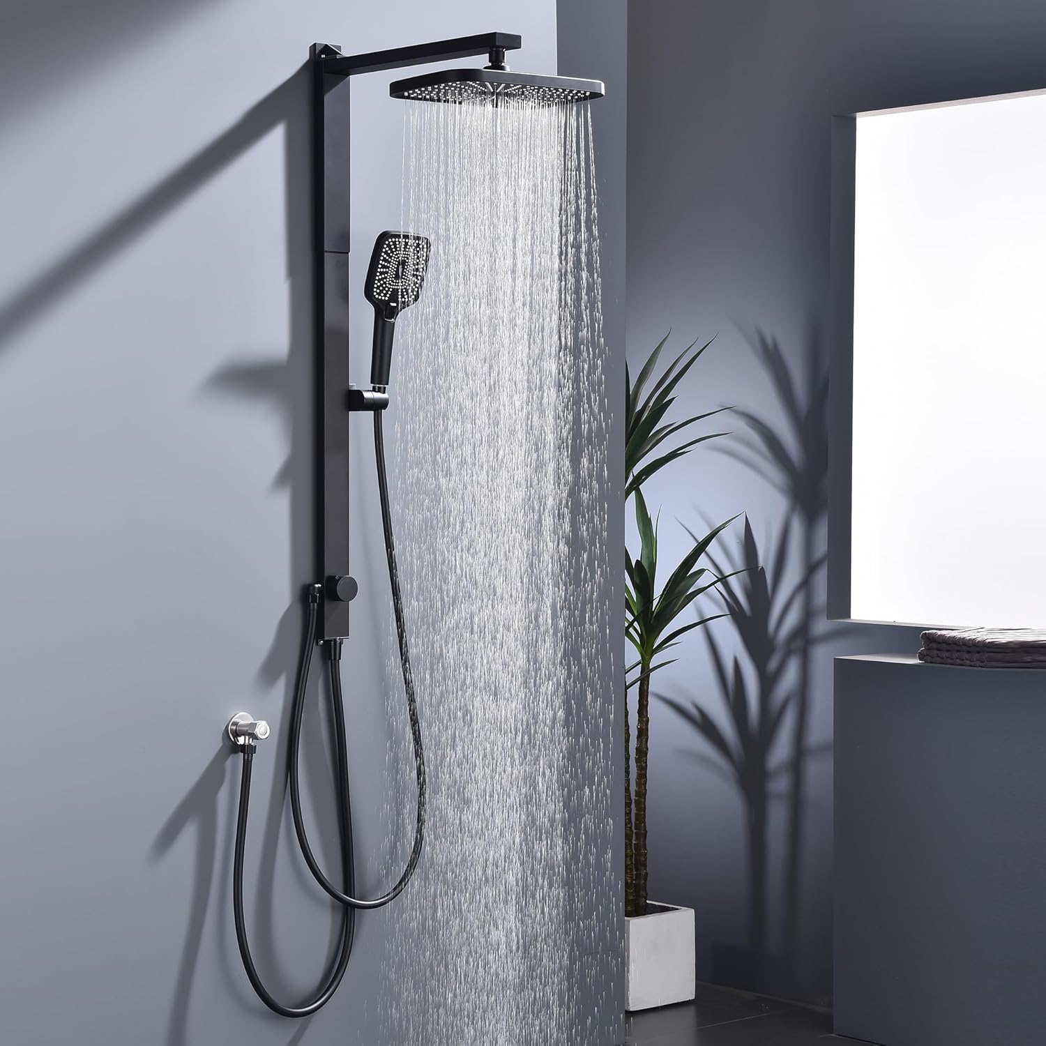 HOMELODY Système de douche à effet pluie sans robinet