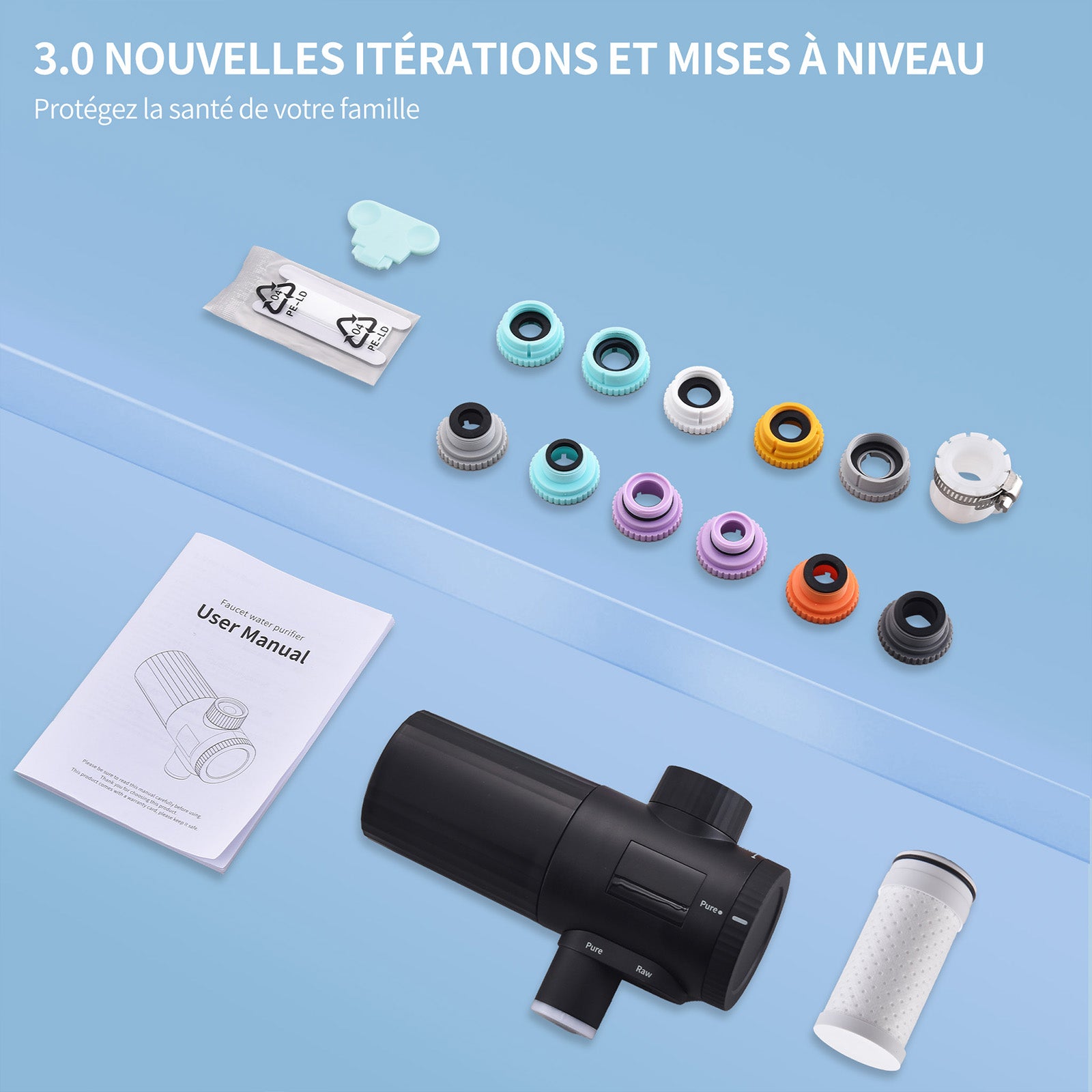 HOMELODY Robinet filtrant