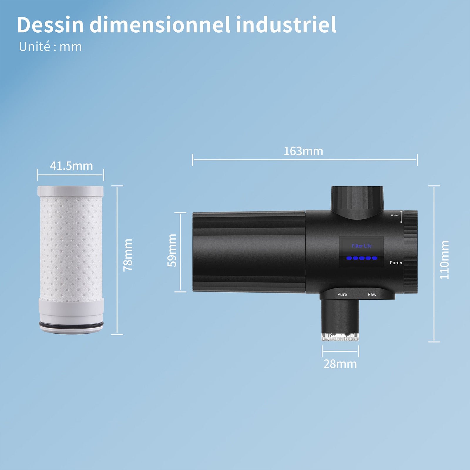HOMELODY Robinet filtrant