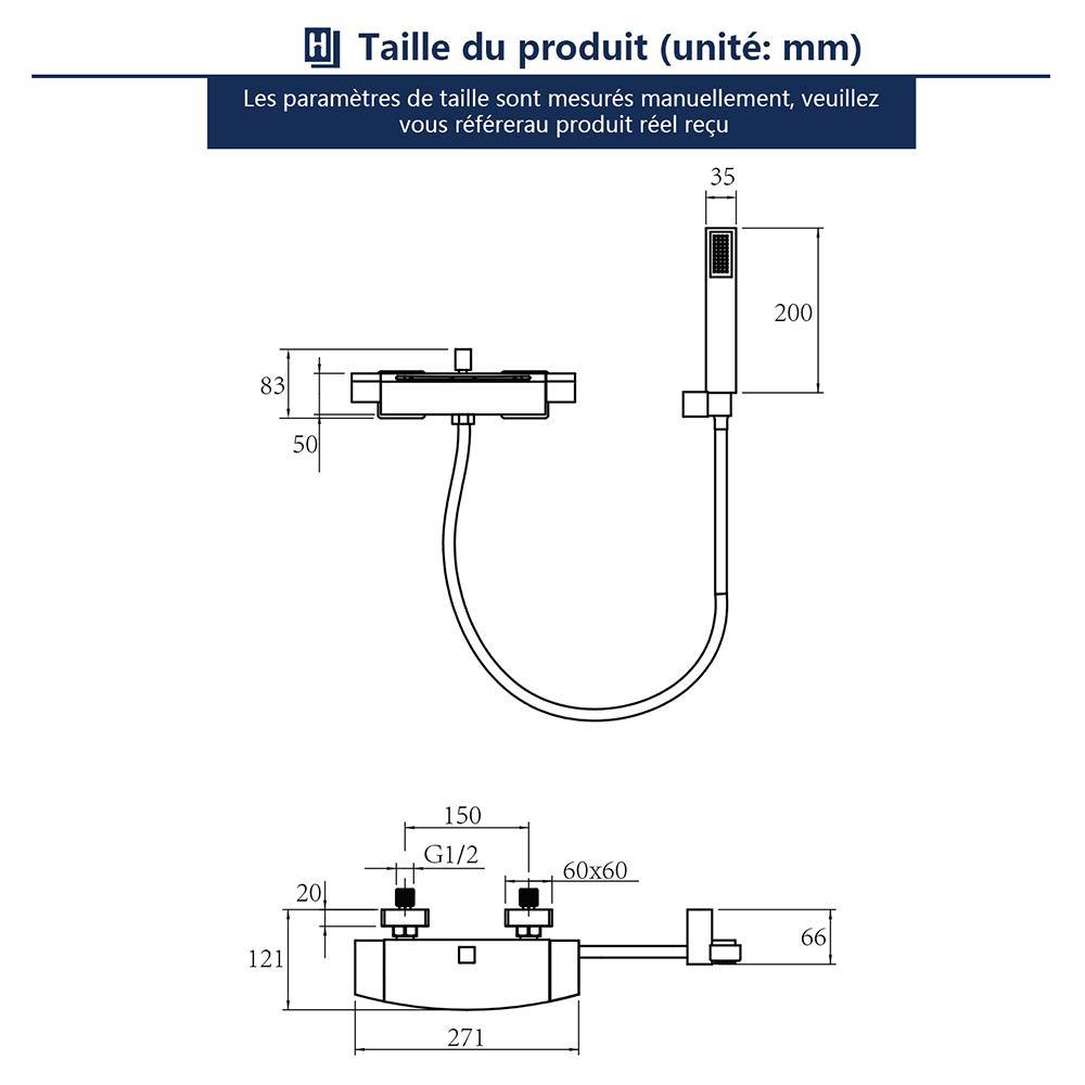 Combiné douche pour baignoire