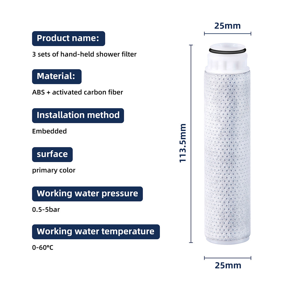 Filtre de douche en coton PP pour pommeau de douche filtré - 3