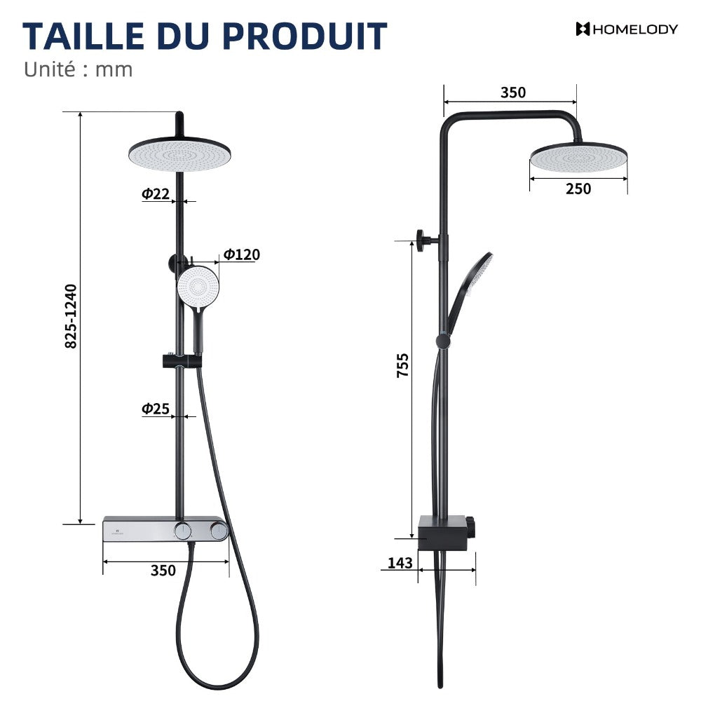Set de Douche avec Robinet 