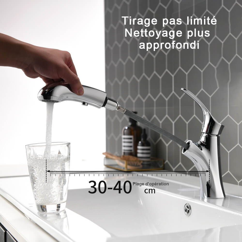 mitigeur de lavabo douchette