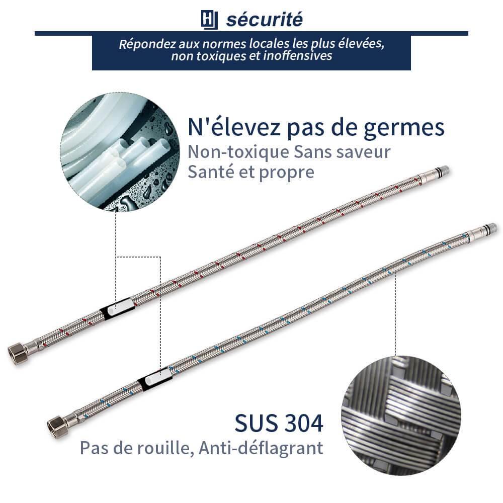 mitigeur inox avec douchette