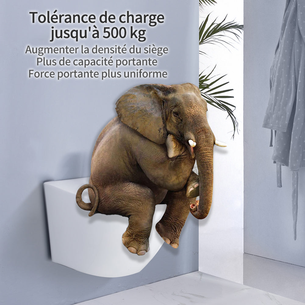 Bidet Toilette Suspendu en Céramique