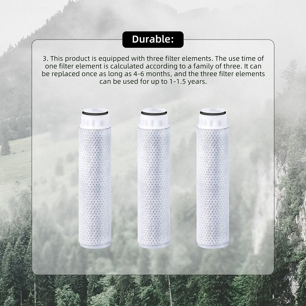 HOMELODY Filtre Coton PP Remplaçable Pommeau Douche Cartouche de Filtre Douchet te À Main Adoucit l'eau Dure