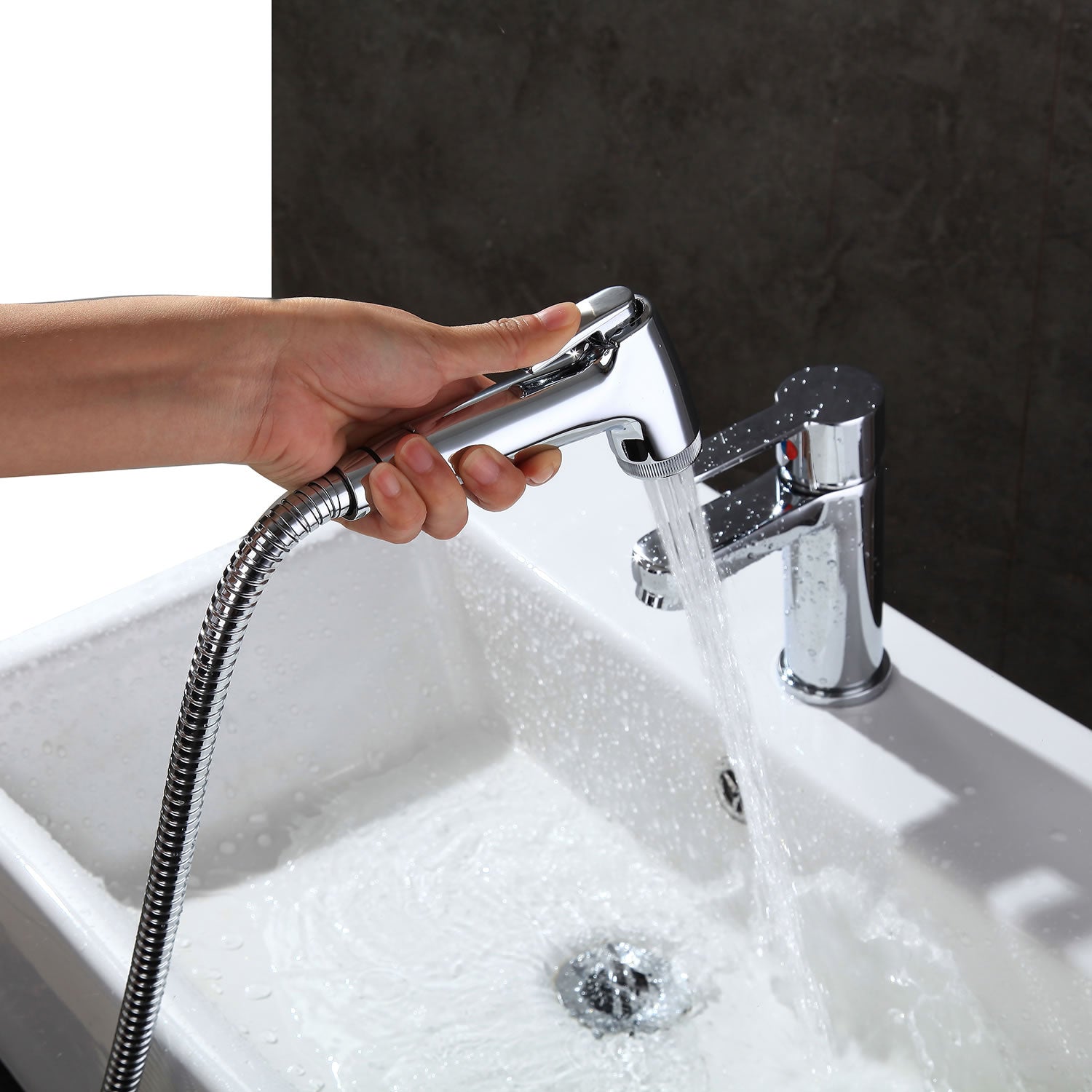 Homelody Flexible Tuyau de douche en Acier Inoxydable Accessoires pour douchette 2M Chromé