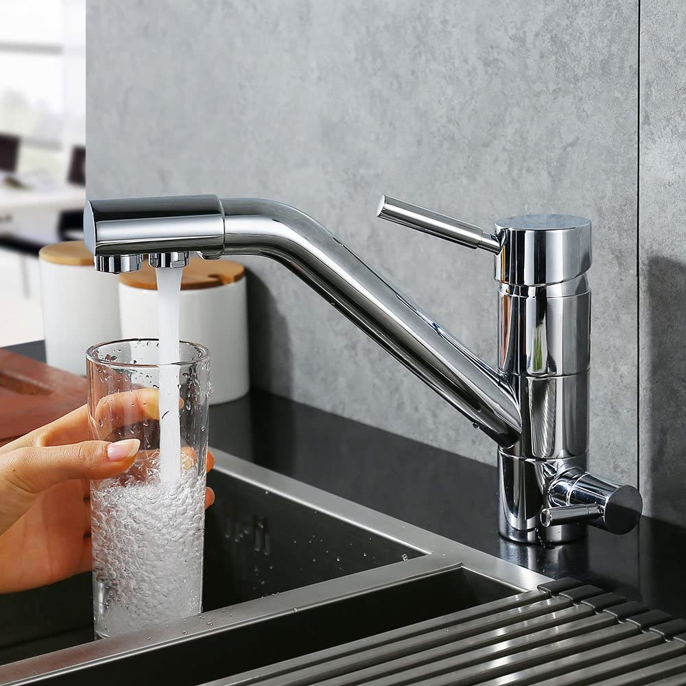 Acheter PDTO 360 ° rotatif robinet d'eau robinet aérateur pivotant robinet  cuisine robinet buse filtre